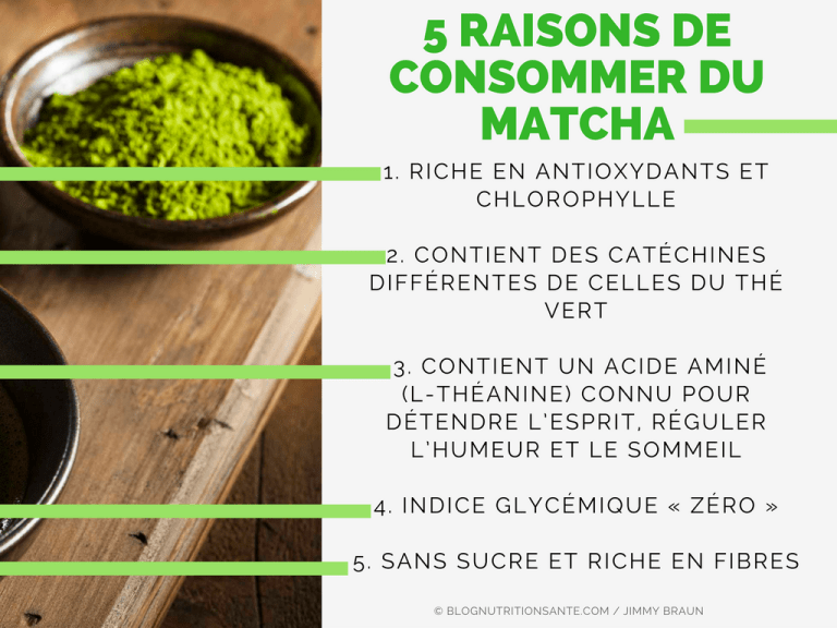 5 bienfaits du matcha