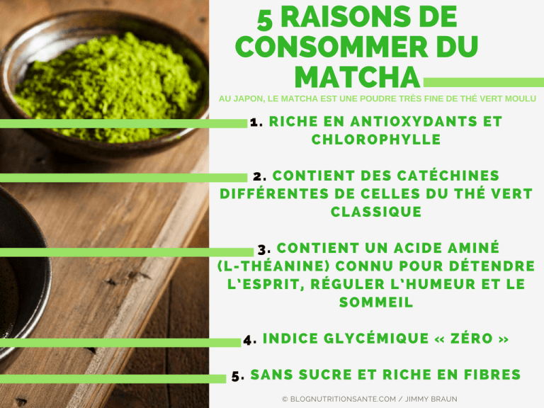 5 bienfaits du matcha