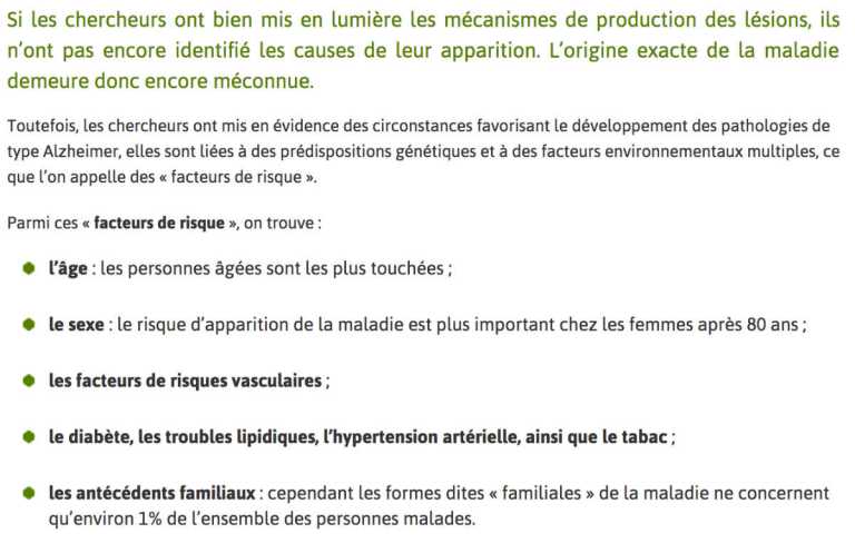 L'origine et les facteurs de risque